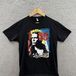 Next Level Apparel Billy Idol 2018 Concert Tour Black T-Shirt Size Small